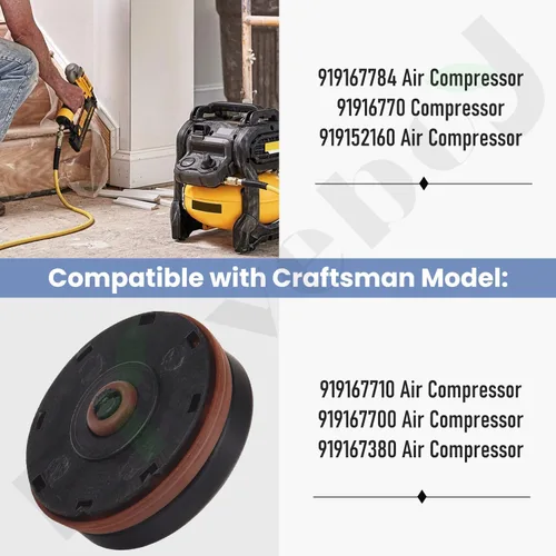 Vista 7 de Kit de Reparación de Regulador de Compresor de Aire N008792 - por Braveboy, Compatible con Porter Cable/Craftsman/Dewalt, Repuesto D55155 D55167