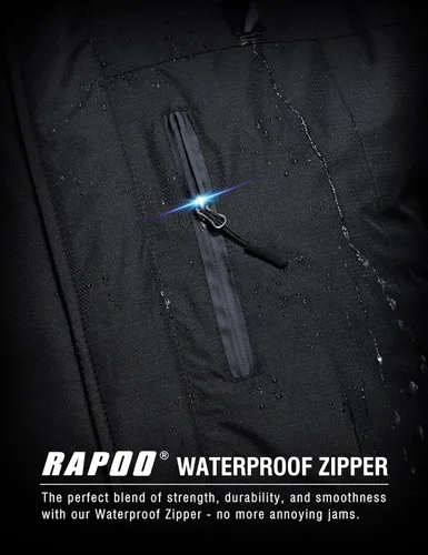 Vista 5 de Chaqueta de esquí de invierno para hombre, chaqueta de lluvia impermeable a prueba de viento