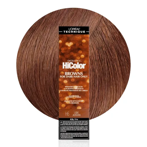 Vista 6 de L'Oréal Technique HiColor Browns & Blondes Permanent Hair Color - Lifts Dark Hair in One Step, No Brassiness, Rich, Smooth Creme Formula, Intense