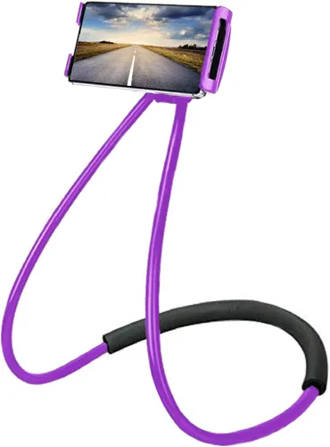 Vista 7 de Chapter Seven Soporte universal inteligente para teléfono móvil, colgante en el cuello, soporte flexible para teléfono celular, soporte flexible