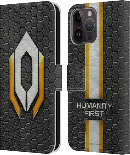 Vista 80 de Head Case Designs Officially Licensed EA Bioware Mass Effect Cerberus Logo Graphics Leather Wallet Case Compatible with Apple iPhone 7 Plus/iPhone 8