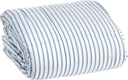 Vista 20 de LINENSPA - Edredón de microfibra hipoalergénico, con relleno sintético, para usar todo el año, tamaño matrimonial, rojo/negro