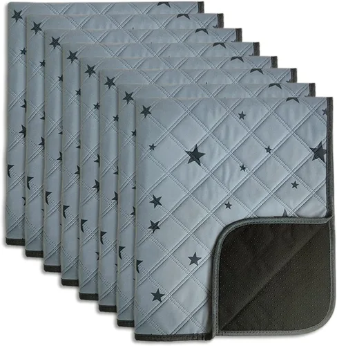 Vista 29 de RIOUSSI Almohadillas lavables para orina de perros, reutilizables, absorbentes, a prueba de fugas, almohadillas antideslizantes para mascotas