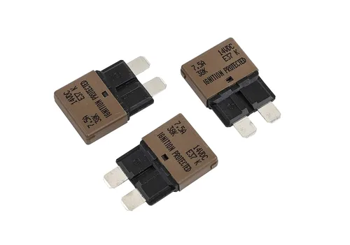 Vista 25 de GLOSO Circuit Breakers E37 Auto (T1) Reset Low Profile ATC/ATO - 1 Pack (3A)