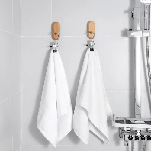 Vista 8 de Paquete de 30 ganchos organizadores de leggings para armario, soporte para botas, clips para colgar, perchas multifuncionales portátiles de un solo