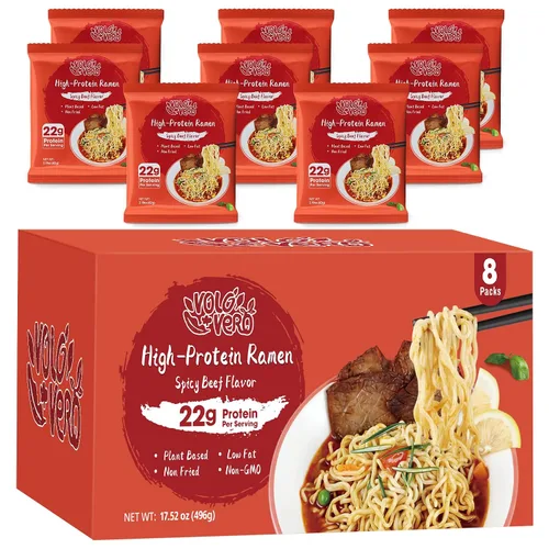 Vista 11 de VOLO VERO Paquete variado de fideos ramen con alto contenido de proteínas