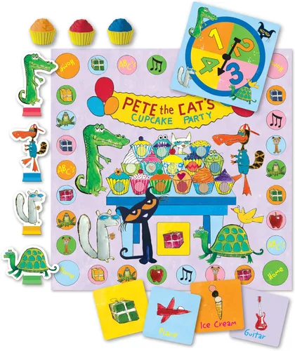 Vista 5 de Briarpatch Pete the Cat The Missing Cupcakes Game, Fans of Pete the Cat Books, Edades 3+