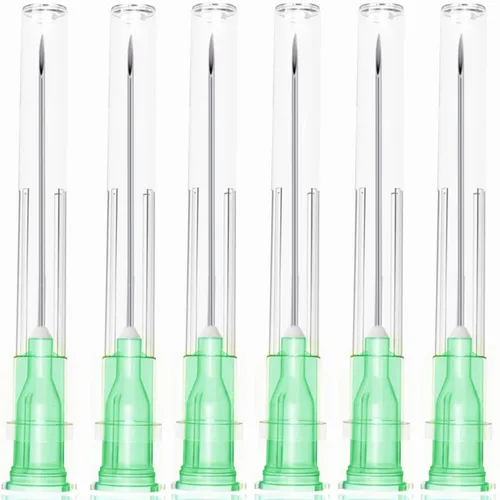 Vista 8 de Paquete de 100 herramientas de laboratorio dispensadoras de acero inoxidable de 16Ga 1 1/4 pulgadas, accesorios para laboratorios científicos
