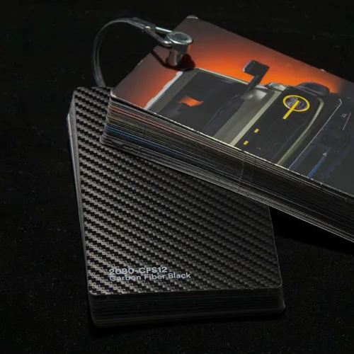 Vista 3 de EZAUTO WRAP - Kit de vinilo de fibra de carbono negro 3M 2080 de 2 pulgadas x 25 pies para ventanas y bordes de puerta, incluye kit de herramientas