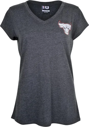 Vista 29 de Ultra Game Camiseta de mujer NBA Oficial con cuello en V y strass de manga corta