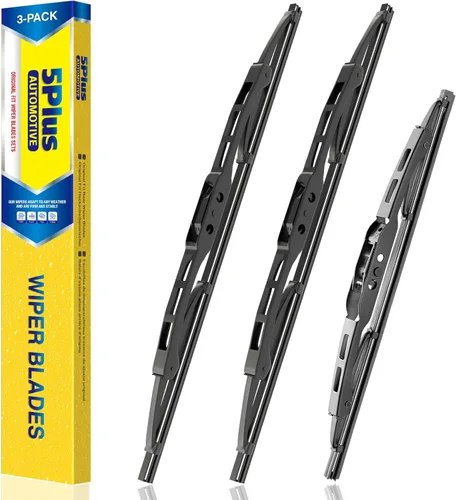 Vista 26 de 5 PLUS Limpiaparabrisas de repuesto para Jeep Wrangler JK 2008-2018, Jeep Wrangler 2007-2017 Premium para todo tipo de clima, limpiaparabrisas