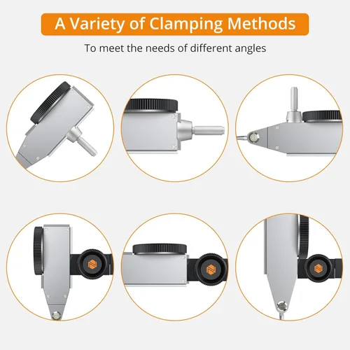 Vista 3 de Neoteck Indicador de prueba de dial con soporte de base magnética y estuche de almacenamiento, juego de indicadores de prueba de 0-0.03"/0.0005