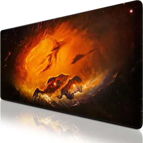 Vista 11 de Canjoy Alfombrilla de mouse para juegos, alfombrilla de mouse grande extendida, alfombrilla de mouse para computadora grande para el hogar, oficina