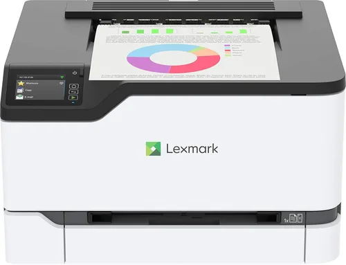 Vista 5 de Lexmark Impresora láser a color CS431dw con pantalla táctil interactiva, seguridad de espectro completo y velocidad de impresión de hasta 26 ppm