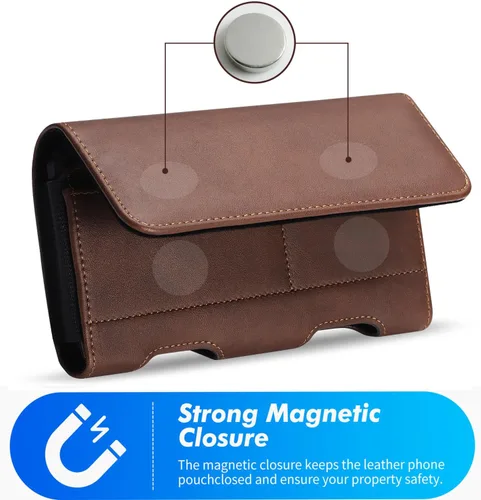 Vista 3 de Mopaclle Funda de teléfono celular para Galaxy S25 S24 S23 S22 S21 S20 S8, A01 A10e M01 Funda de alta calidad para cinturón de teléfono para iPhone