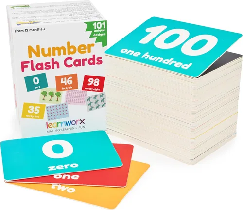 Tarjetas flash de números para niños pequeños | Premiadas - Tarjetas flash de matemáticas para niños pequeños | Aprende a contar tarjetas numéricas