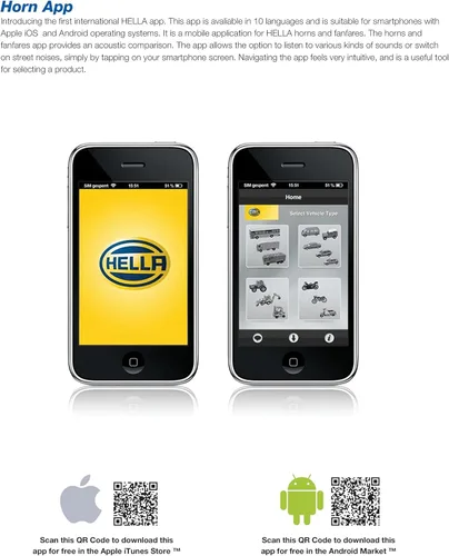 Vista 3 de HELLA H31631021 Cuerno de tono alto Supertone de 12 V con parrilla protectora roja, bocina individual