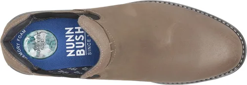 Vista 5 de Nunn Bush Bayridge Chelsea - Botas de cuero ligeras con elástico para hombre