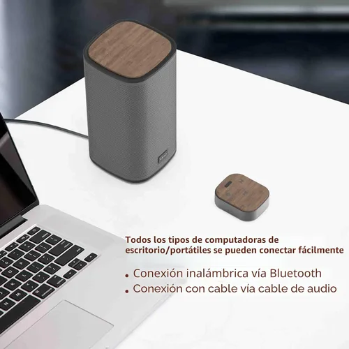 Vista 5 de KEiiD 2.1 Altavoces Bluetooth para computadora con subwoofer inalámbrico y touchpad inalámbrico para computadora de escritorio portátil PC altavoces