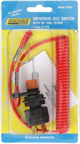 Vista 5 de Seachoice Kit de interruptor universal para barco, rojo
