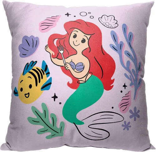 Vista 8 de Northwest Ariel - Almohada de la Sirenita, 18 x 18 pulgadas