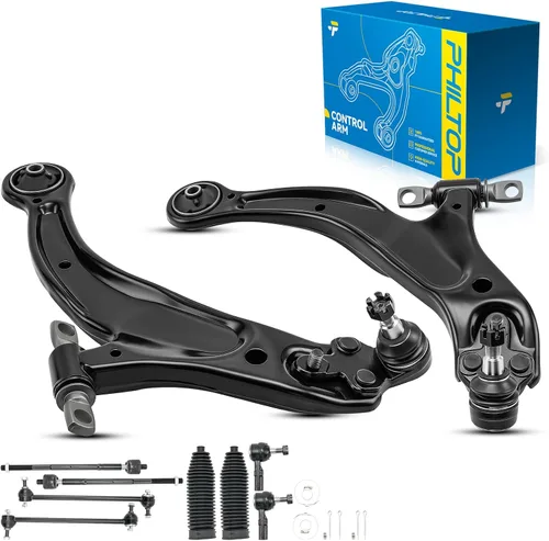 Vista 217 de PHILTOP Kit de suspensión delantera brazo de control inferior con rótula y barra estabilizadora, enlace final compatible con Chevrolet Captiva