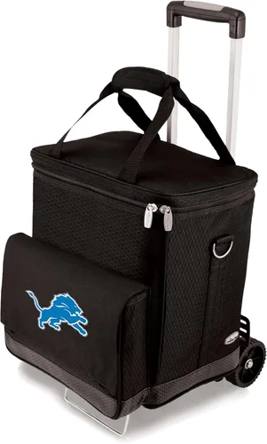 Vista 10 de Picnic TIME NFL Unisex-Adult NFL Cellar 6-Bottle Wine Carrier & Cooler Tote with Trolley