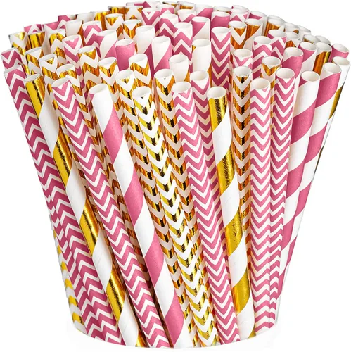 Vista 8 de Comfy Package [50 unidades] Batido de papel jumbo de 0.394 in y pajitas Boba – Pajitas de papel biodegradables para batidos, batidos y té