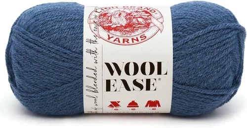 Vista 50 de Lion Brand Yarn Wool-Ease Yarn, Hilo de peso medio (Worsted-Weight) para tejer y hacer ganchillo, 1 paquete, Antler