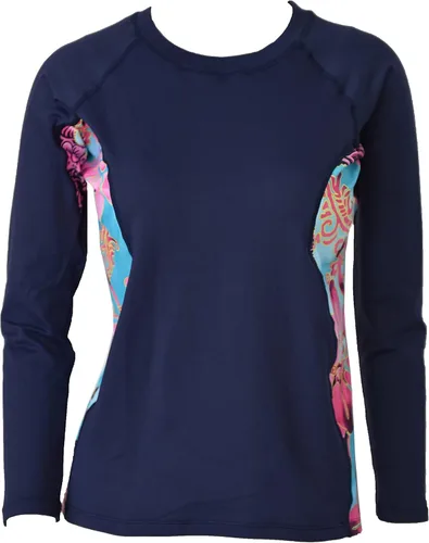 Vista 4 de Private Island Camiseta de entrenamiento de manga larga para mujer con protección UPF 50+ (RGT)