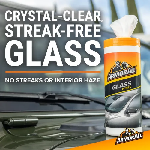 Vista 2 de Armor All Toallitas protectoras, de vidrio y de limpieza, toallitas para interior de coche y exterior de coche, 30 unidades cada una (paquete de 3)