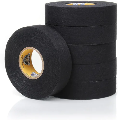Vista 9 de Howies Black Hockey Tape 1" Black Cloth Stick & Bat Tape for Hockey, Lacrosse, Baseball, Sports Multiple Pack Sizes Strong Grip, Durable