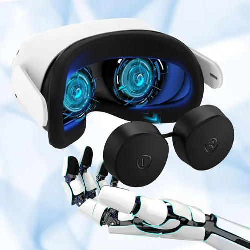 Vista 8 de VR Face Pad Set for Oculus Quest 2 Accessories with Air-Circulation Design Fitness Facial Interface Bracket, Breathable Foam Cushion Spacer and Lens