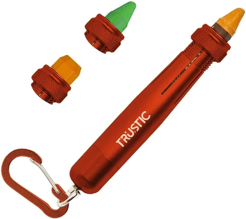 Vista 8 de Soporte para crayones de quilla de madera para crayones redondos o hexagonales de 1/2", soporte de metal de carpintero de construcción resistente