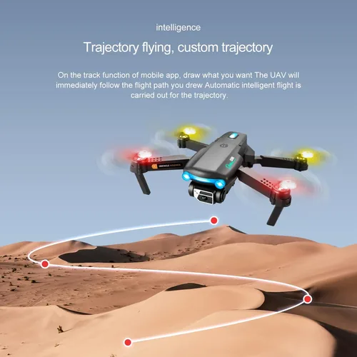 Vista 7 de Drone with Camera for Adults 4K - 4K HD FPV Camera Drones with Carrying Case, Foldable Remote Control Toys Small Drones for Kids, One Key Start