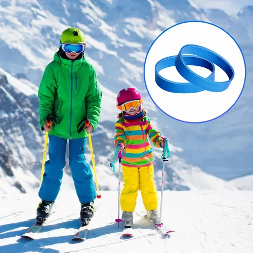 Vista 4 de Bandas de freno para snowboard y esquí, retenedores de goma de 3 pulgadas para deportes de invierno
