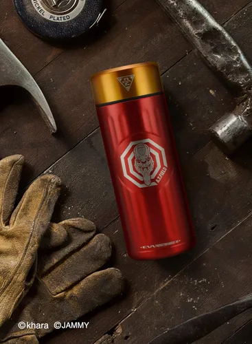 Vista 8 de CB Japan Evangelion Botella de agua modelo No. 2, 14.2 fl oz (14.2 fl oz), botella de acero inoxidable, aislada al vacío, botella de café