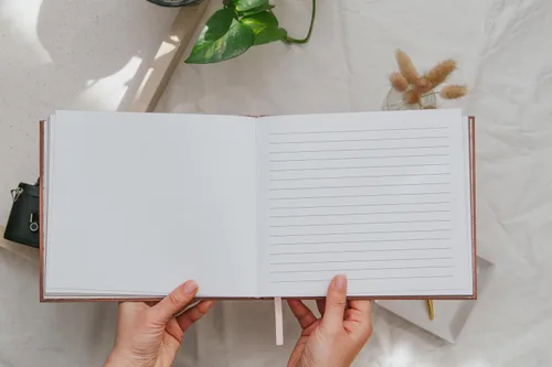 Vista 7 de Elegante libro de visitas de boda, libro de visitas para recepción de boda, quinceañera, despedida de soltera, cumpleaños, aniversario y eventos