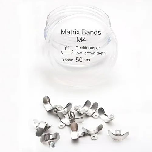 Juego de anillos de matriz dental, bandas de matriz contorneada seccional dental, níquel y titanio, anillo de clip de sujeción, anillo de separación