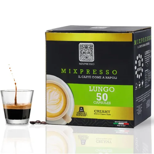 Vista 11 de Mixpresso Classe Coffee Espresso Cápsulas compatibles con cafeteras originales Nespresso, cápsulas de café de una sola taza 100% de Italia, tostado