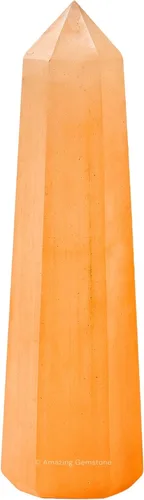 Vista 144 de Amazing Gemstone Torres de cristal de pirita, obelisco de punta de cristal curativo natural para curación de reiki y rejilla de cristal