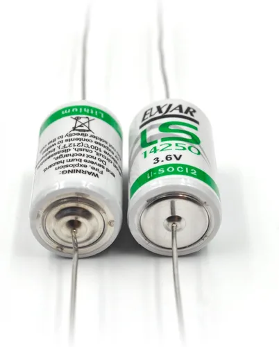 Vista 6 de Paquete de 2 baterías de cloruro de tionilo de litio de 3.6 V LS14250 1/2AA con terminales axiales, compatible con LS14250, ER14250, LS14250CNA, ER3