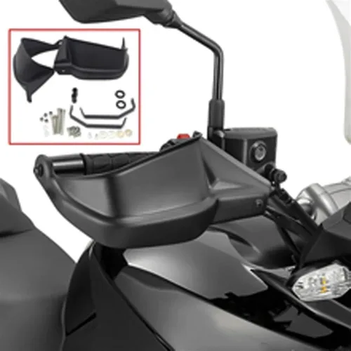 Vista 3 de Motorcycles Hand Guards for Kawasaki Z900 2017 for Versys 650 for Versys 1000 2010 11 12 13 15 14 15 16 Black Hand Protectors Motorcycle Handguards