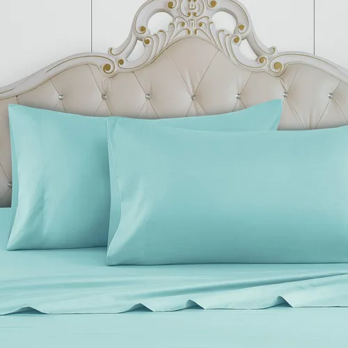 Vista 79 de Juego de sábanas de 4 piezas, 100% algodón, para mayor suavidad y comodidad de 800 TC 4 vías de ajuste elástico, 16 pulgadas DP transpirable