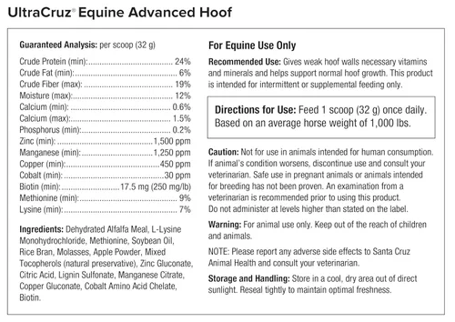 Vista 4 de UltraCruz - sc-363196 Suplemento Equino Avanzado para Caballos, 16 lb, Pellet (suministro para 224 días)