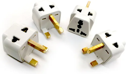 Vista 9 de Adaptador de corriente universal internacional convertidor de punta de enchufe - Convertir Europa, EU/UK/CN/AU a Estados Unidos - Ideal