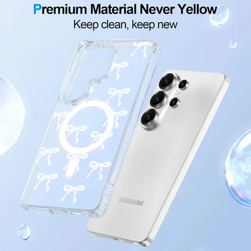 Vista 3 de DAKORIE Funda protectora para Samsung Galaxy S26 Ultra con flor S26 Ultra funda protectora para Galaxy S26 Ultra 5G 2026 mujeres - A