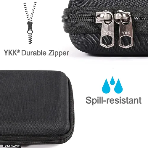 Vista 5 de RAIACE Estuche de almacenamiento duro compatible con Logitech MX Keys S/MX Keys Teclado inalámbrico iluminado avanzado.