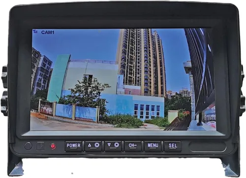 Vista 5 de 7inch AHD IPS Truck DVR Monitor 1280x720 HD Night Vision Reverse Backup Recorder L ED Camera Compatible with Bus Car RV