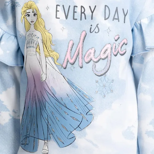 Vista 2 de Disney Princesa Beauty and the Beast - Sudadera de forro polar para niñas de Minnie Mouse